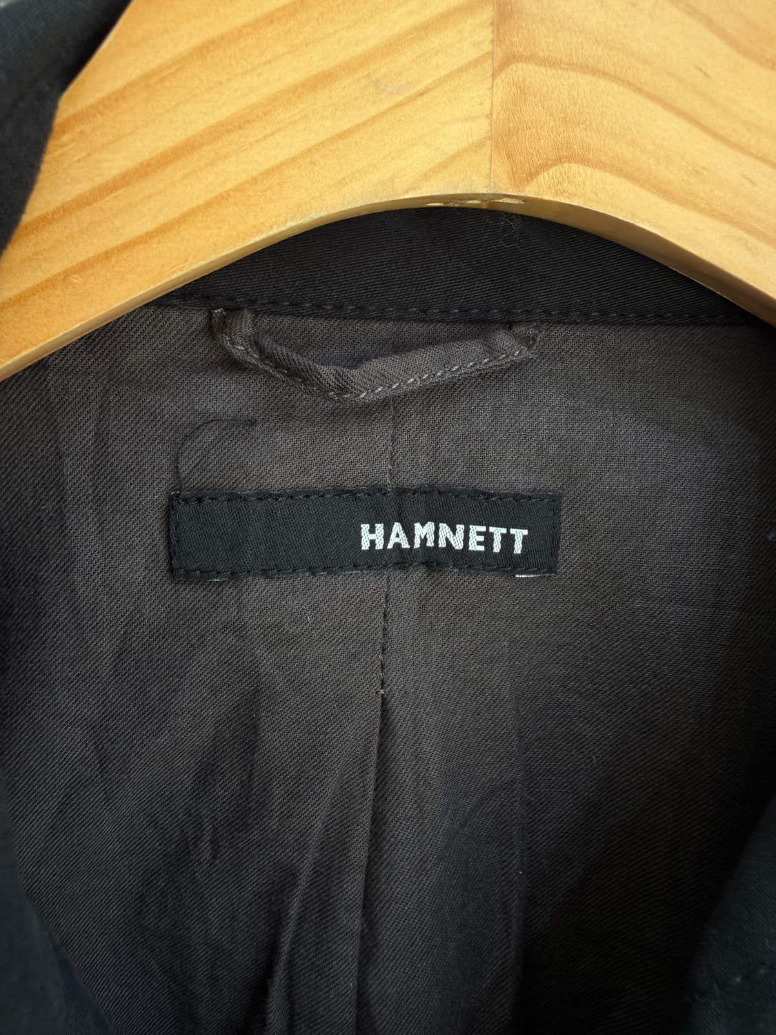 HAMNETT 몰스킨 코트  상품이미지5
