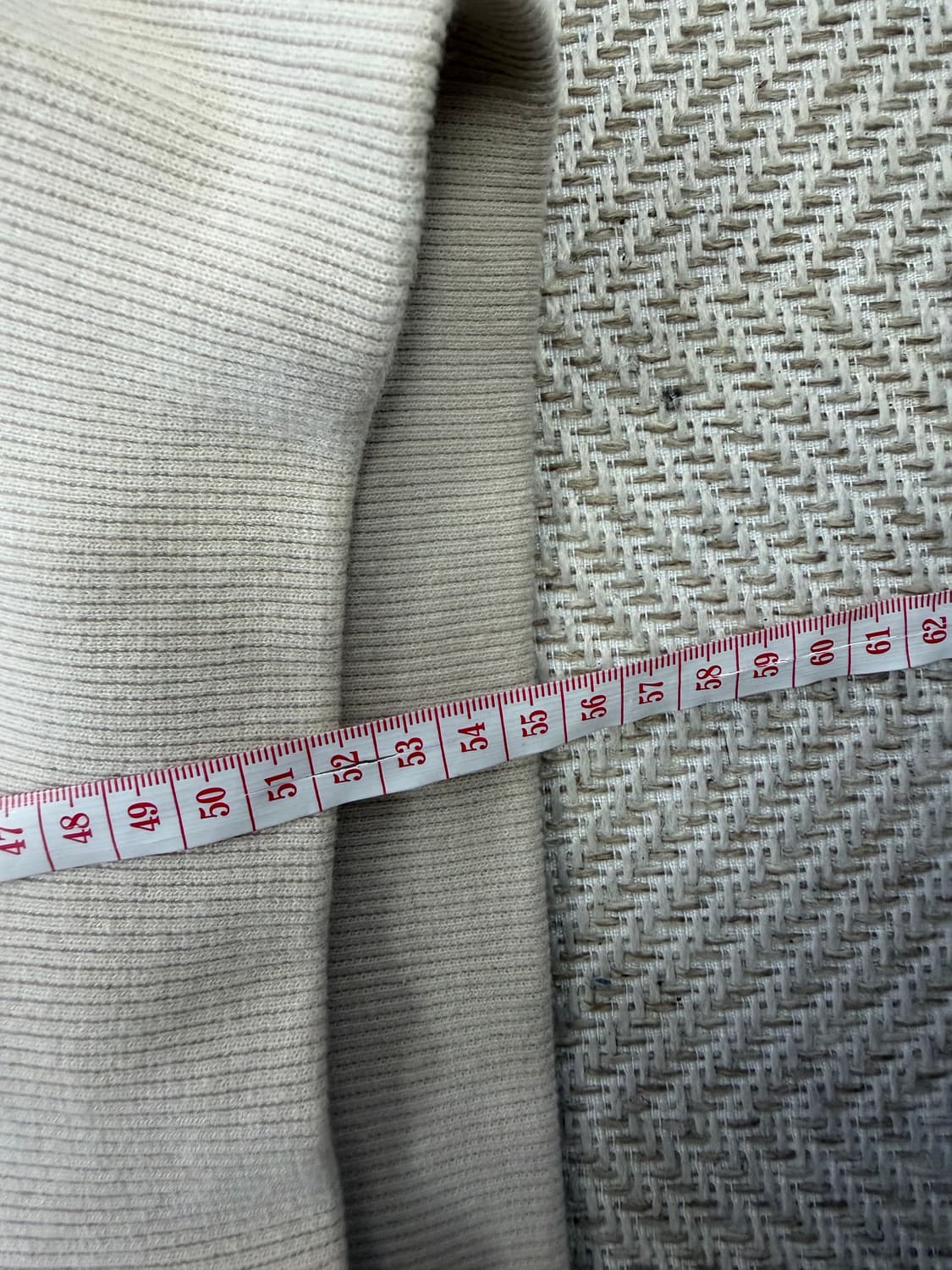 정품) SYSTEM 시스템 한섬 22ss 오버핏 아이보리 가디건 자켓 8 상품이미지10