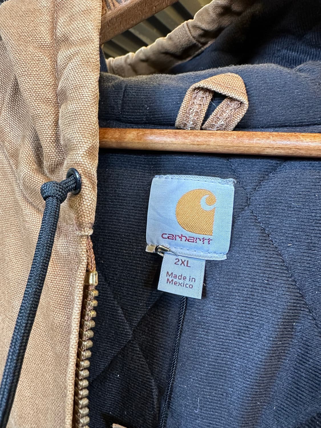 칼하트 덕 액티브 후드 워크 자켓 상품이미지10