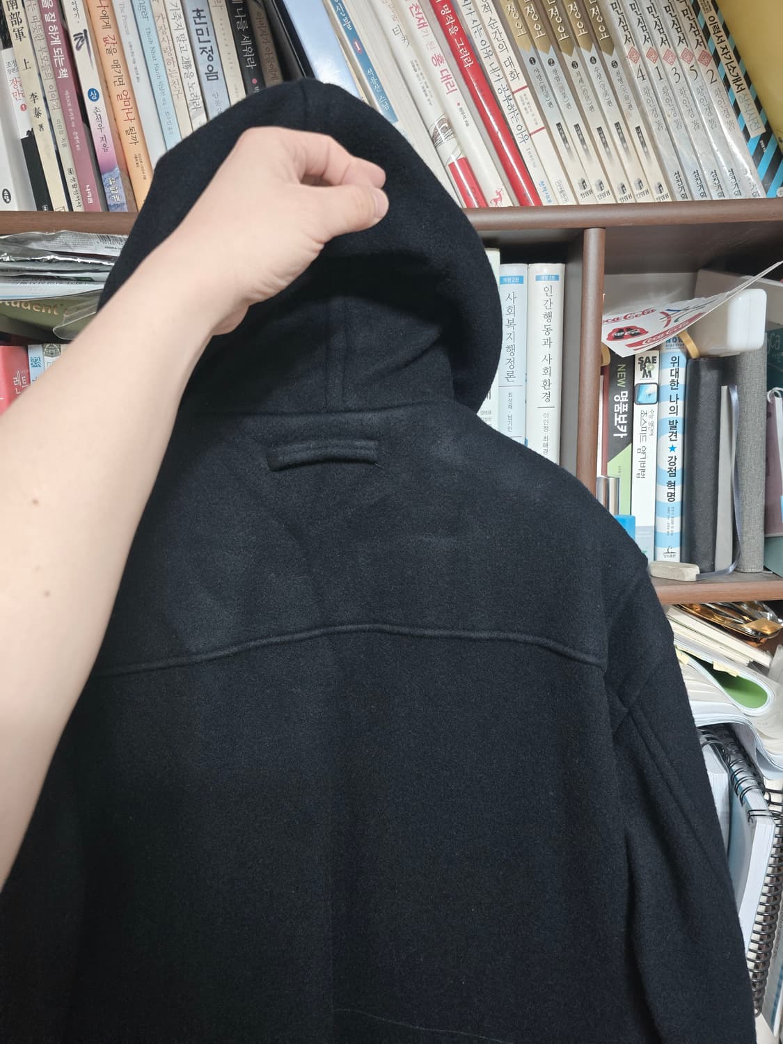 세븐피겨스 후드 더플 코트 
L 상품이미지5