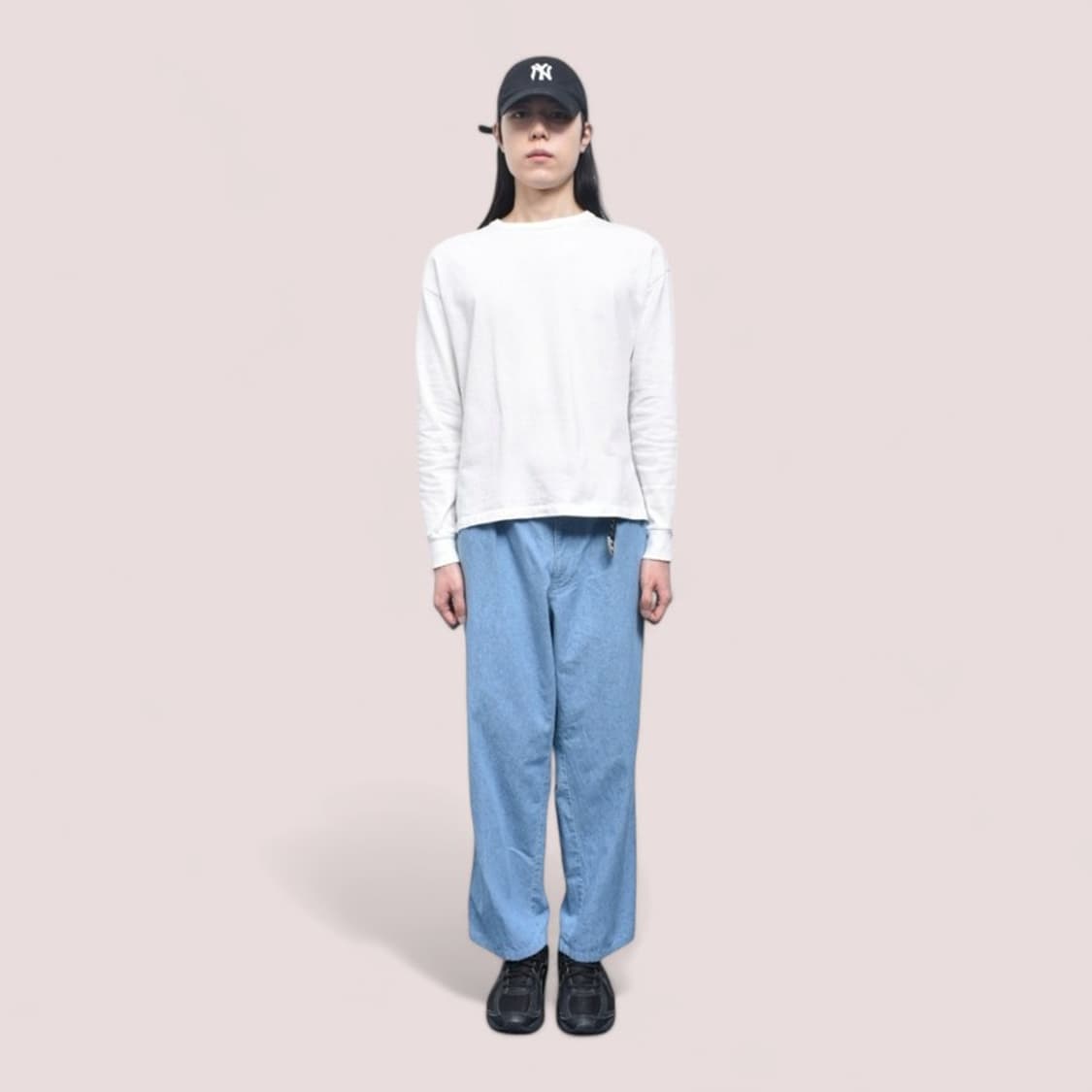 넘버나인 NUMBER NINE 음표 플레인 롱슬리브 트임 긴팔티 N330 상품이미지3