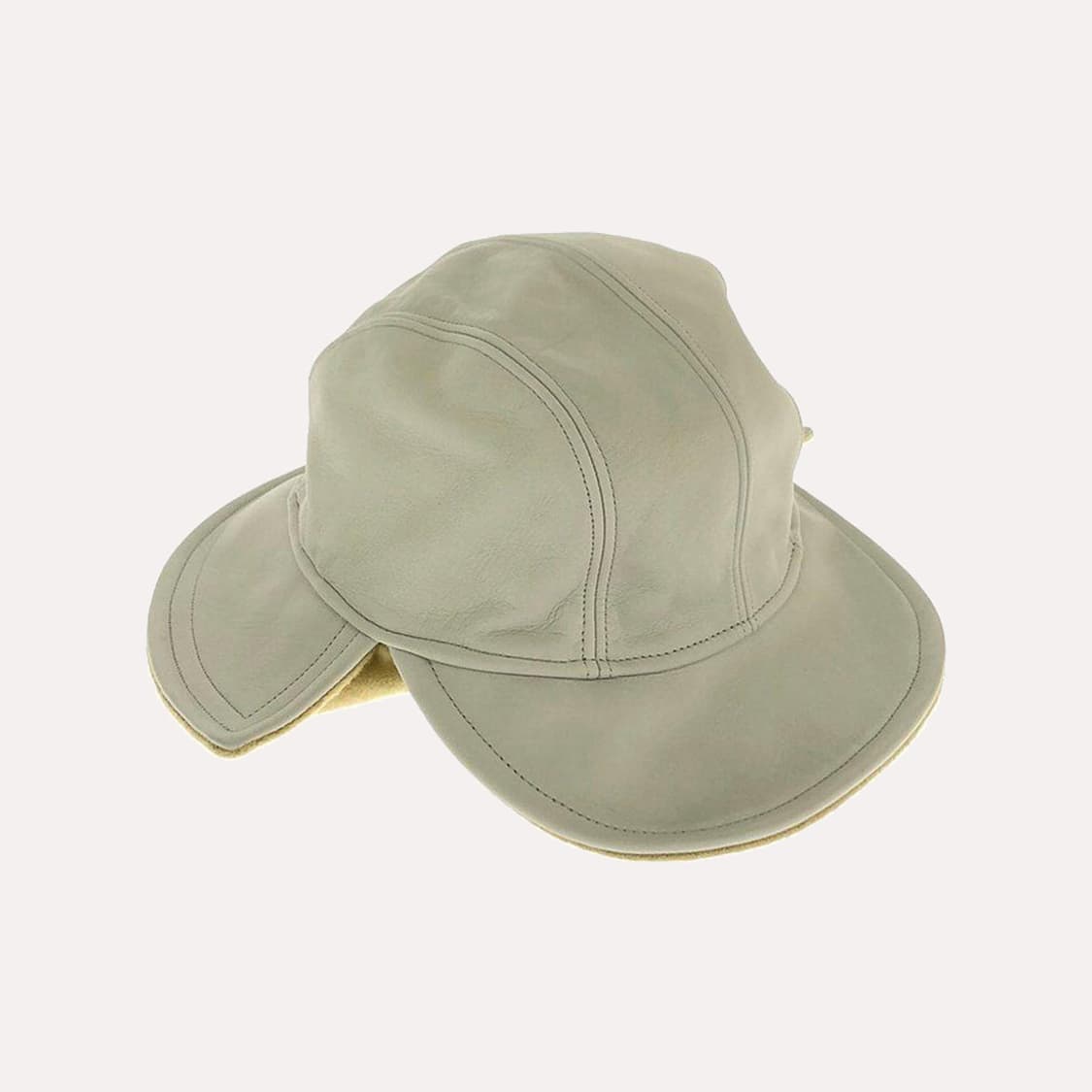 LA MAISON DE LYLLIS leather hat 상품이미지5