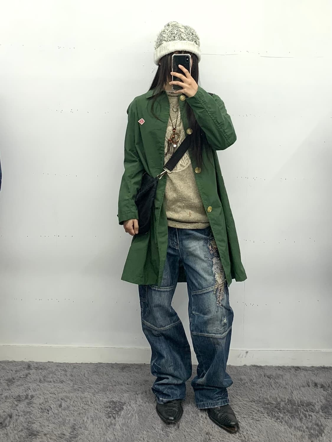 Danton 그린 코트 상품이미지2