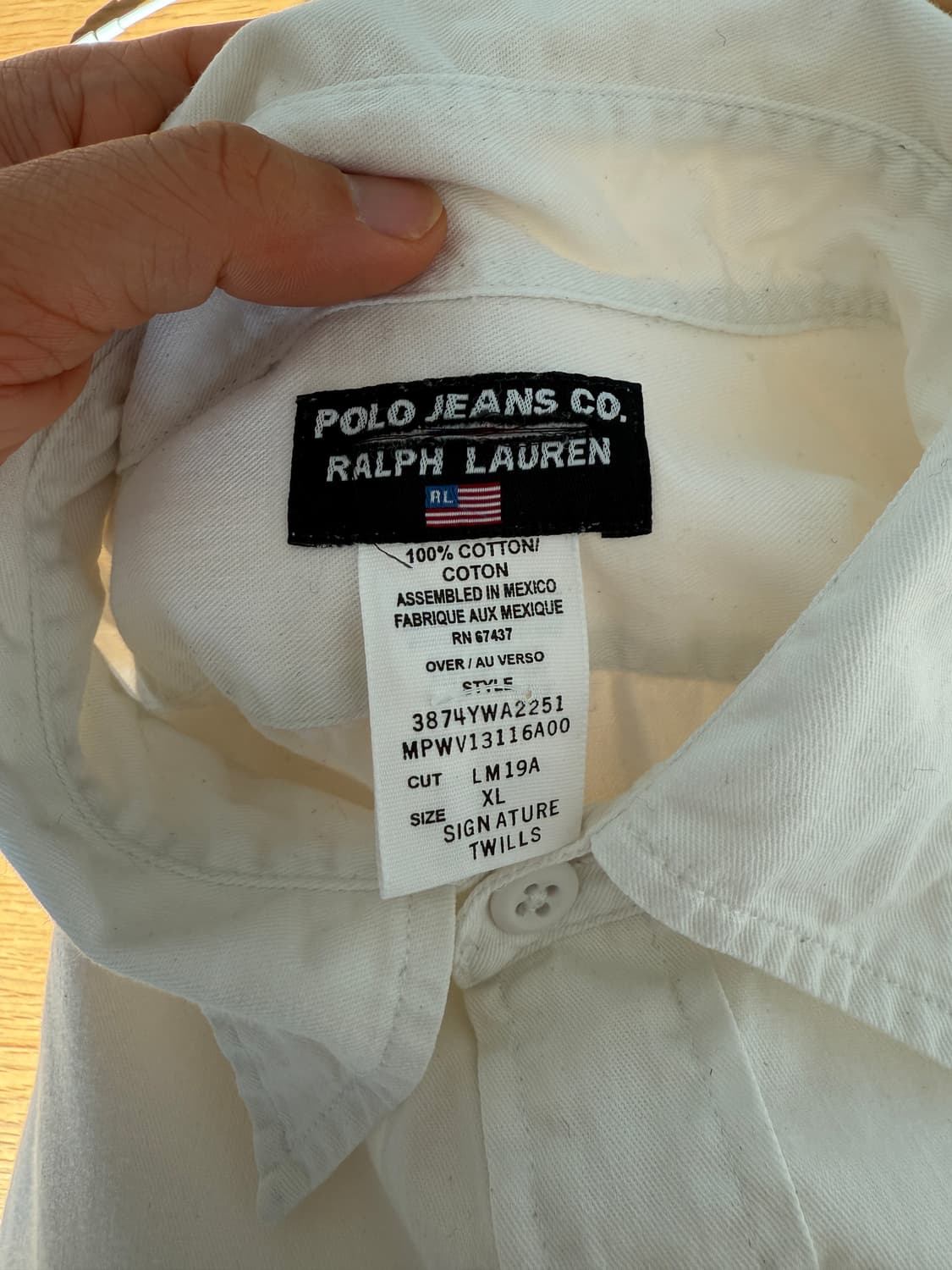 폴로진스(POLO JEANS) 오버 워크 셔츠 상품이미지7