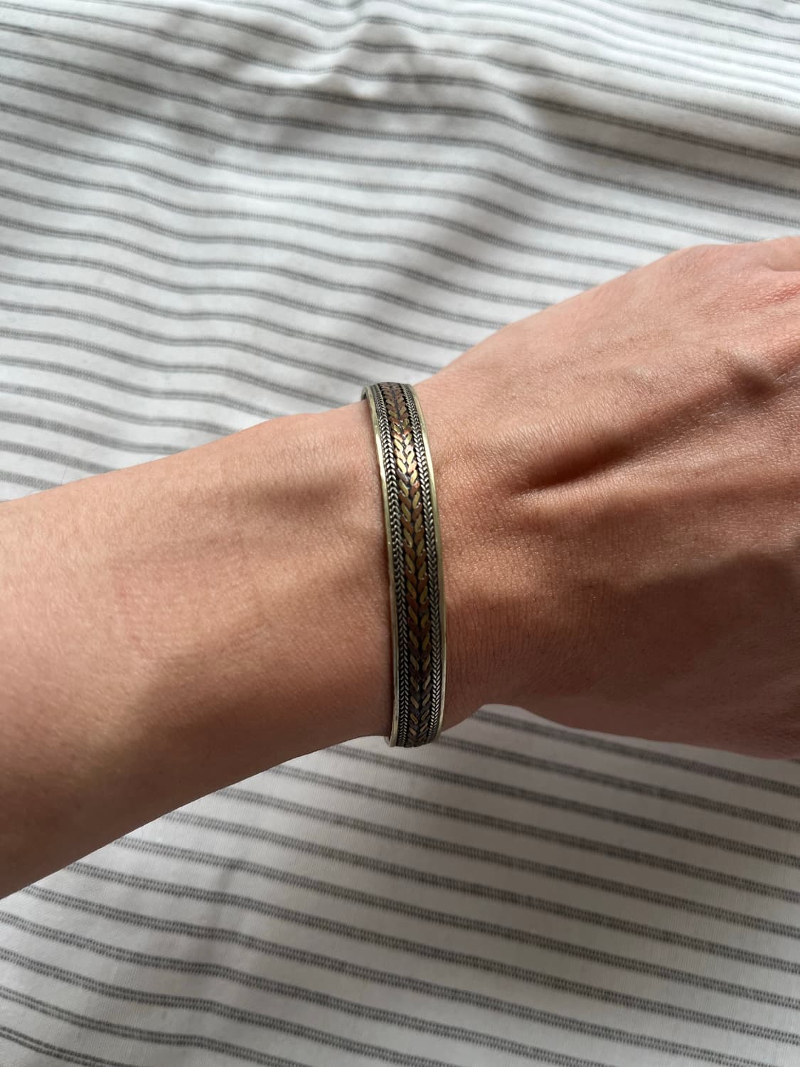 코펜하겐 핸드메이드 에스닉 메탈 뱅글 팔찌 상품이미지2
