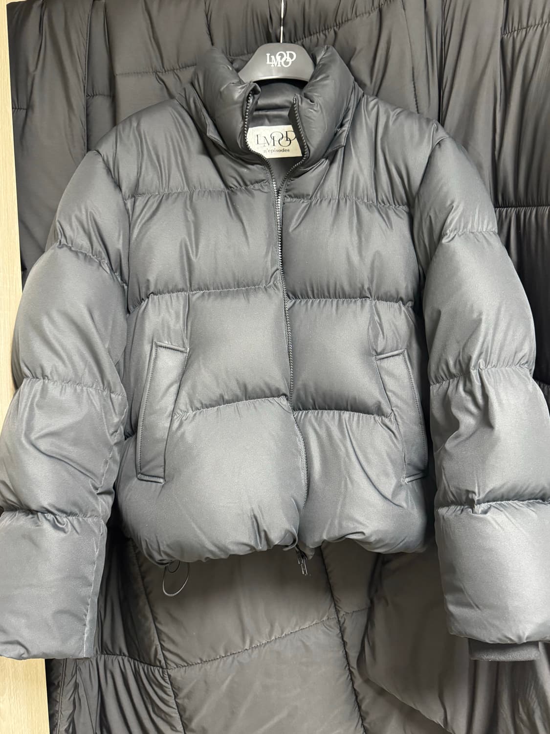 글로우 후디 덕 다운 푸퍼 자켓 블랙 상품이미지4