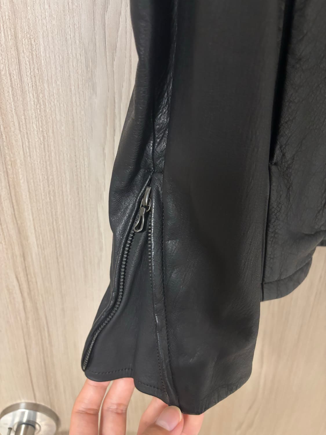 사슴가죽 비대칭자켓 상품이미지4