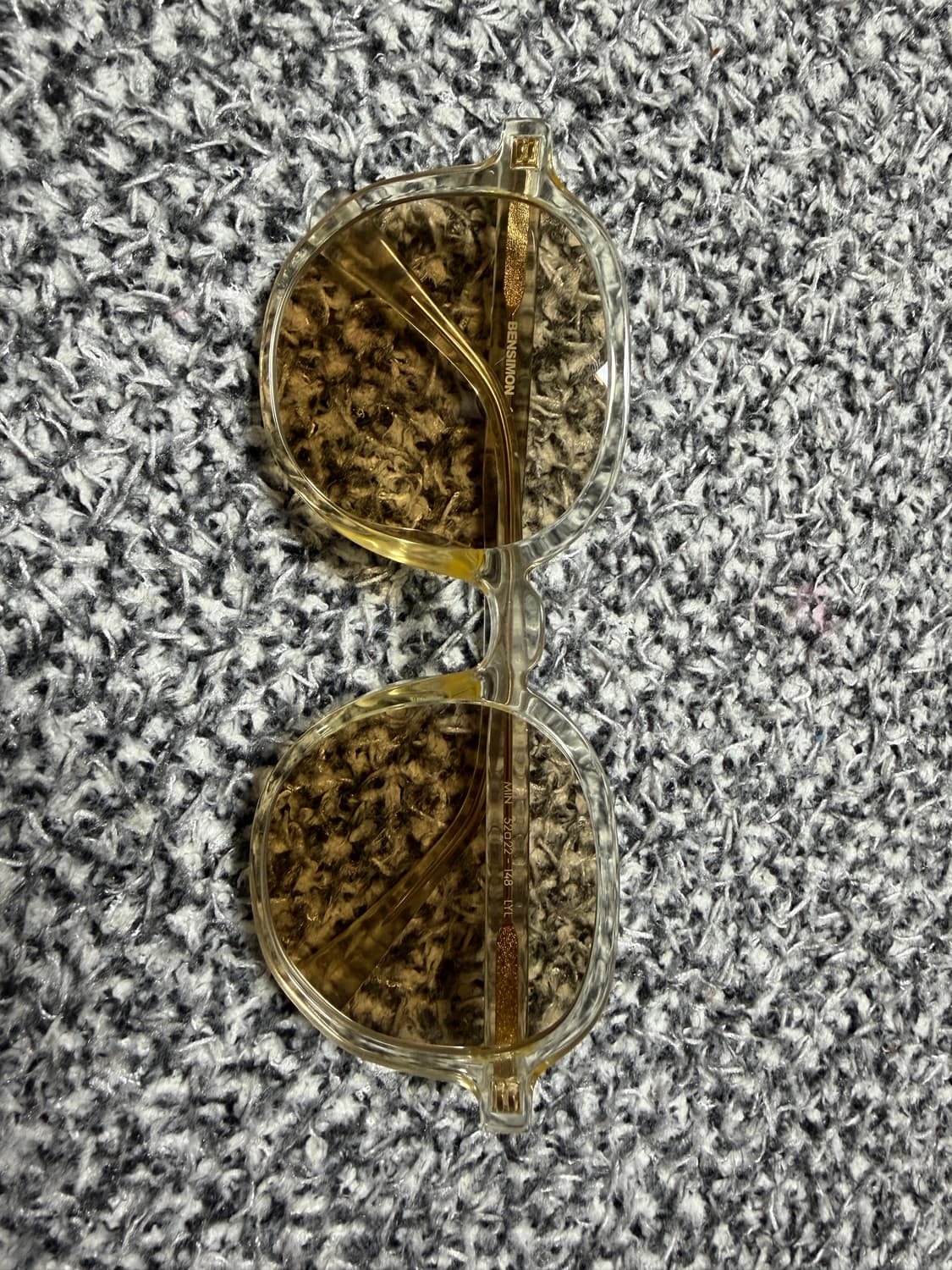 벤시몽 옐로우 클리어 MIN 선글라스 새상품 저렴하게 판매해요! 상품이미지1