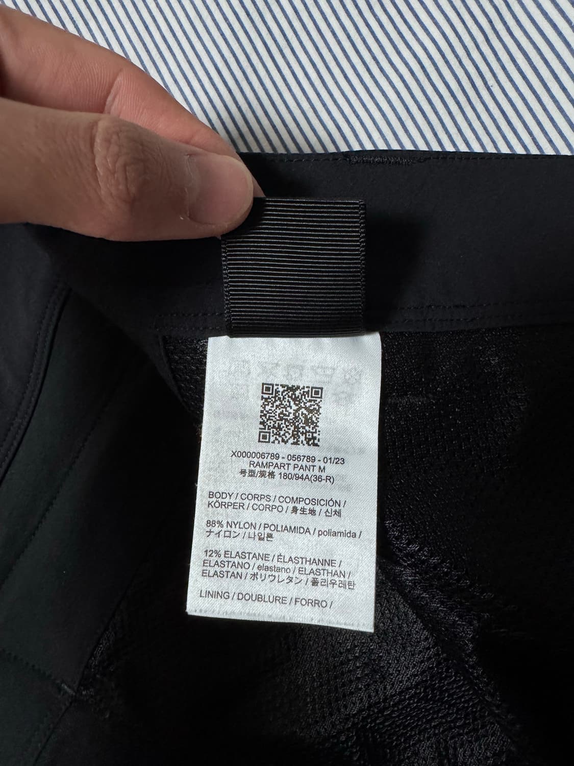 (S급) 아크테릭스 람파트 팬츠 블랙 상품이미지10