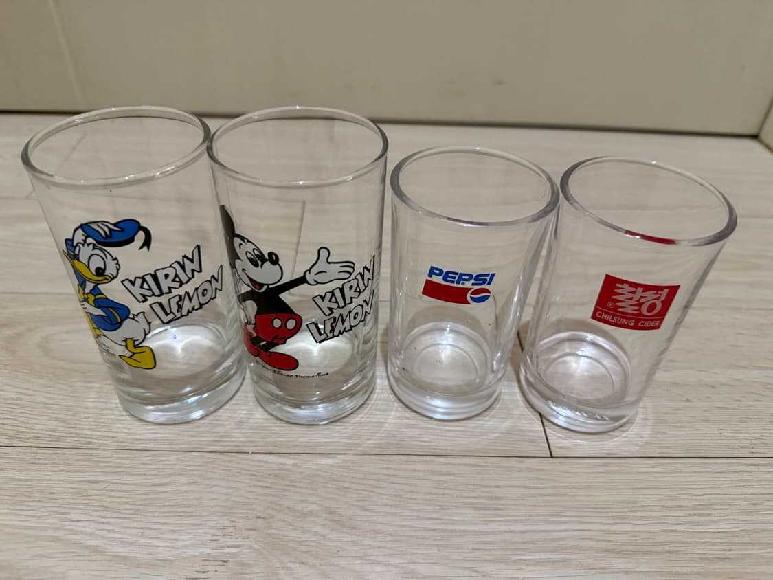 전용맥주잔 레트로유리컵 소주잔 위스키잔 등  24개 일괄 상품이미지7