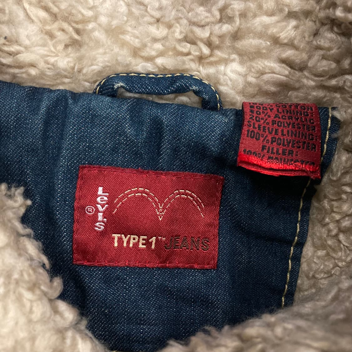 리바이스 타입원 넥 쉐르파 데님 자켓 상품이미지3