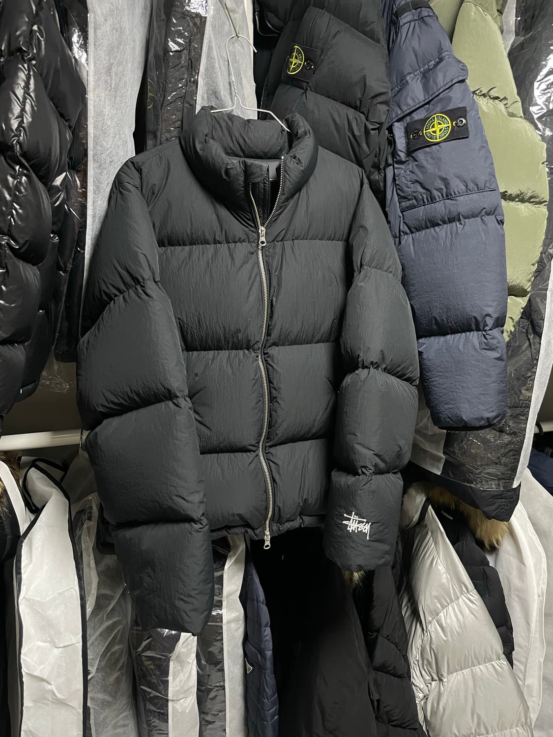 [XS사이즈] 스투시 나일론 다운 푸퍼 패딩 자켓 상품이미지3