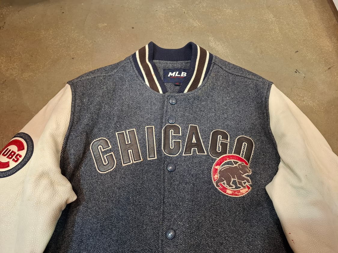 MLB 시카고 컵스 레더 바시티 상품이미지2