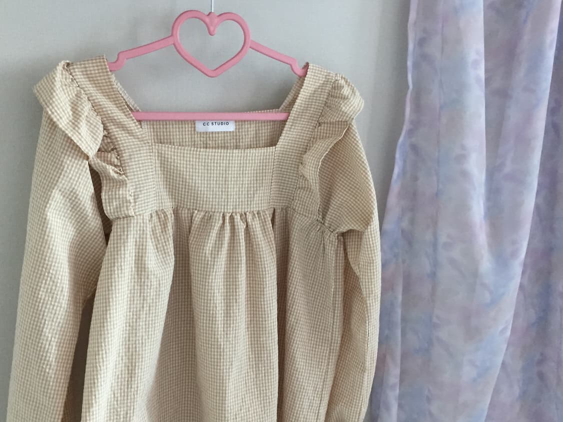 노란 블라우스 상품이미지2