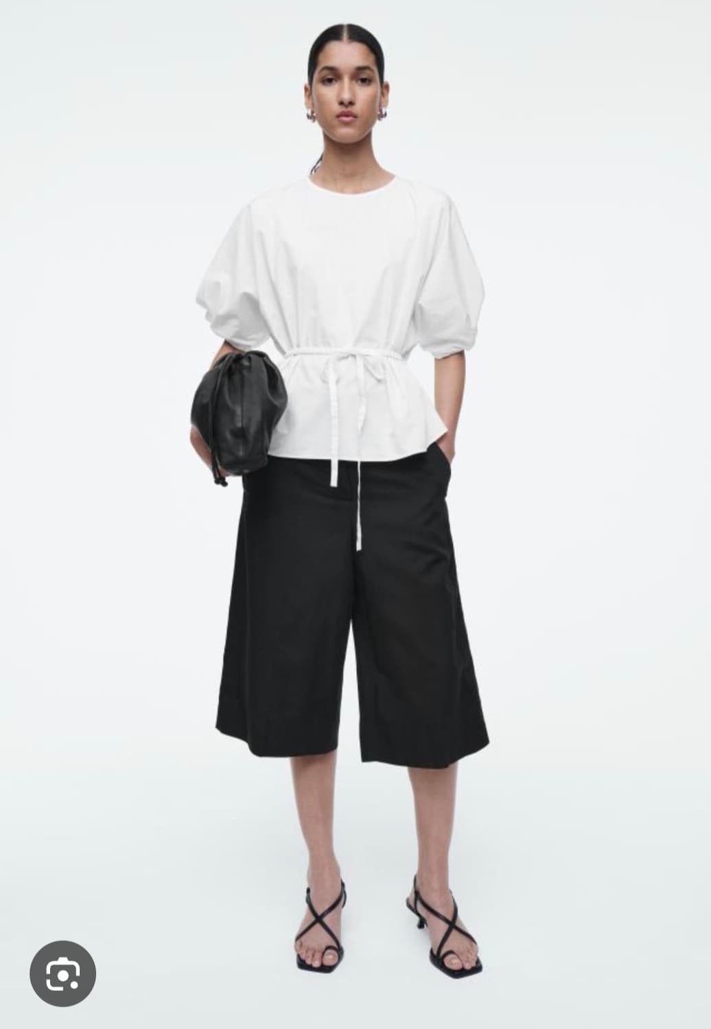 코스 벨트 퍼프 블라우스 새상품 상품이미지1