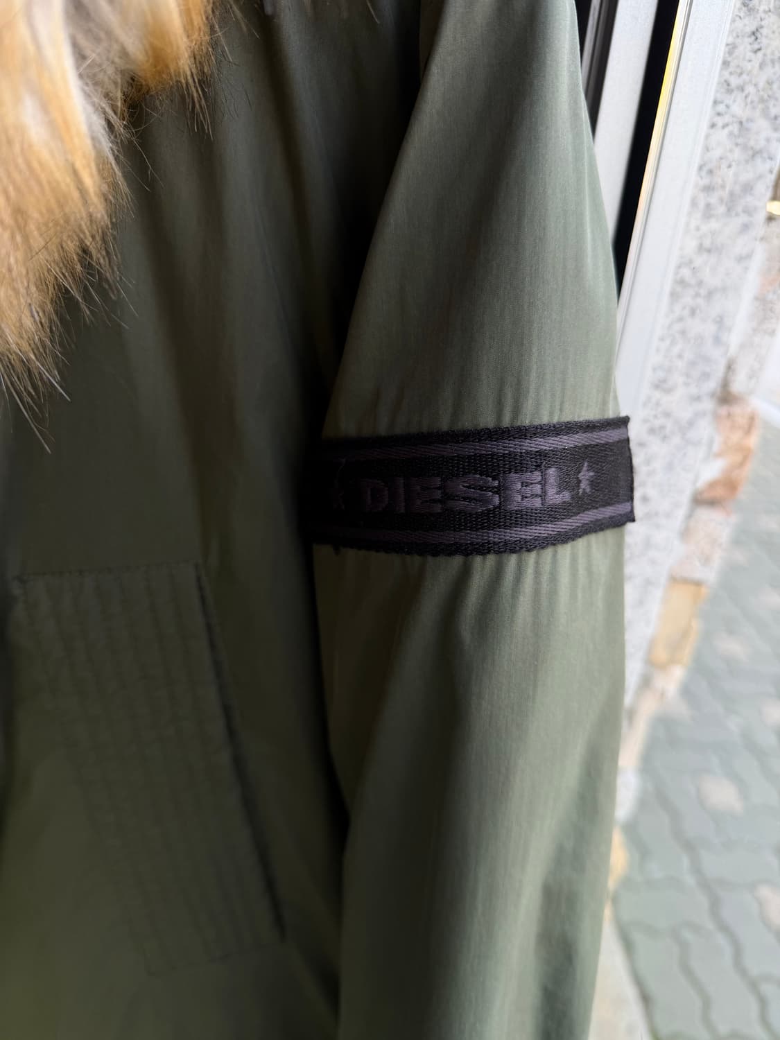 M/ 디젤 밀리터리 퍼 개파카 패딩자켓 상품이미지6