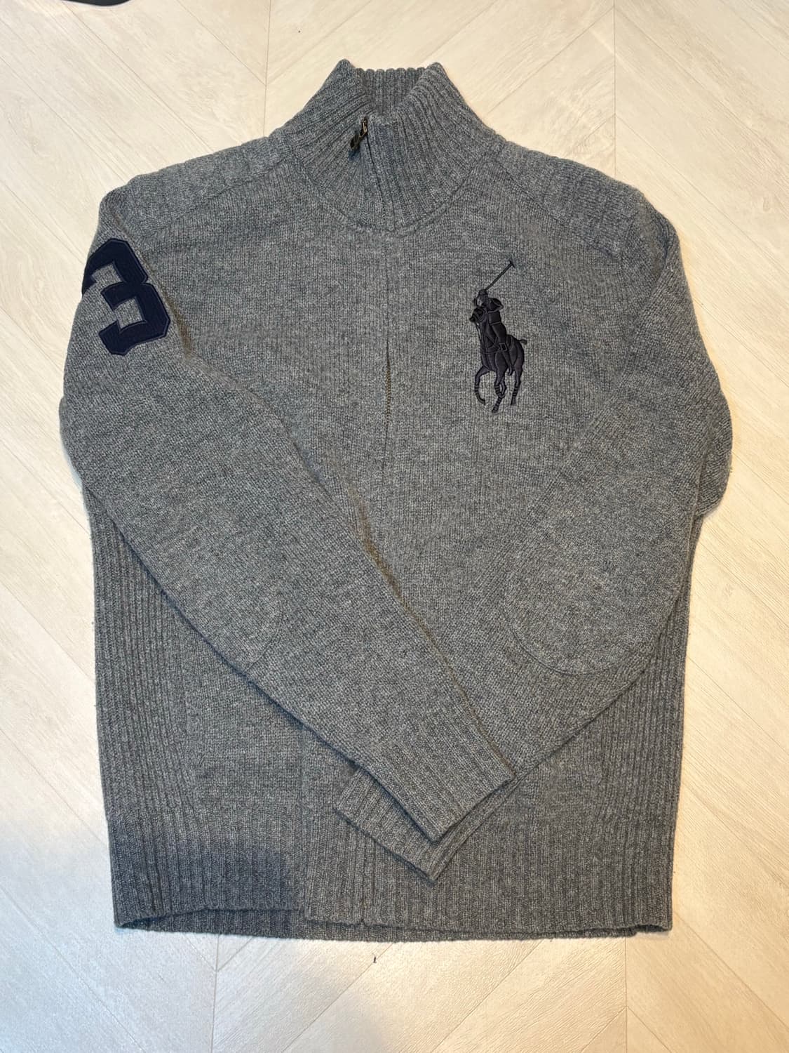 폴로 랄프로렌 빅포니 니트집업 상품이미지1