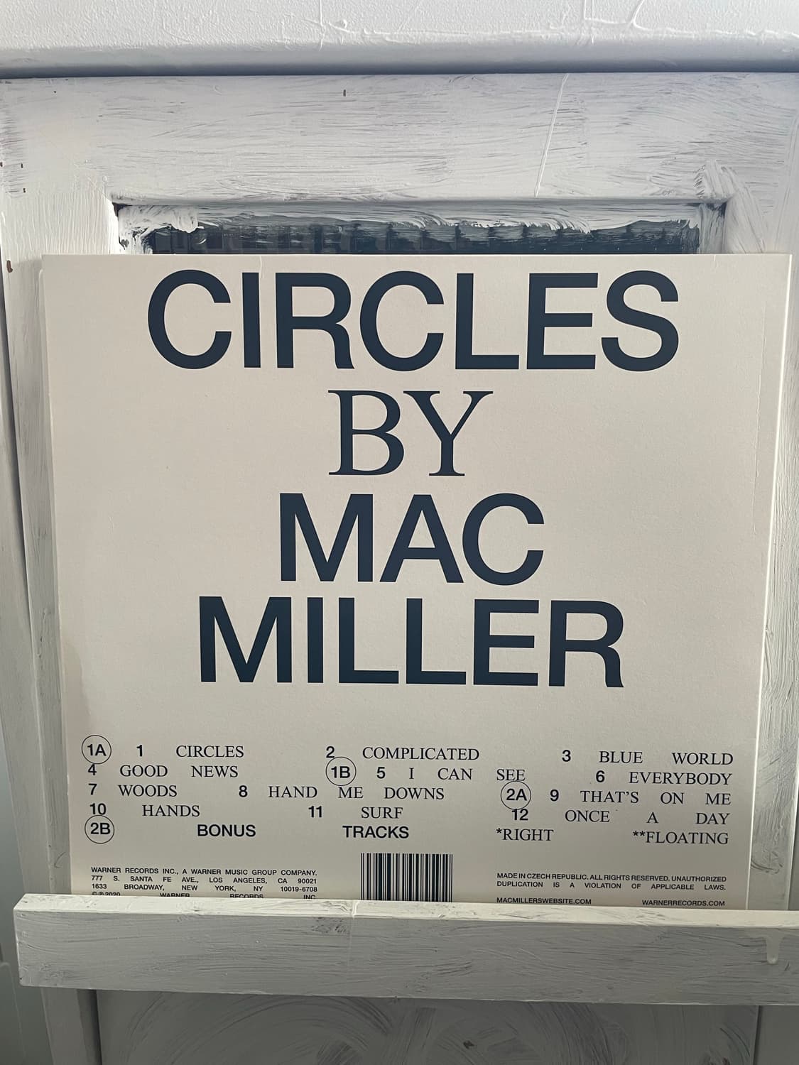 맥밀러 circles LP 상품이미지2