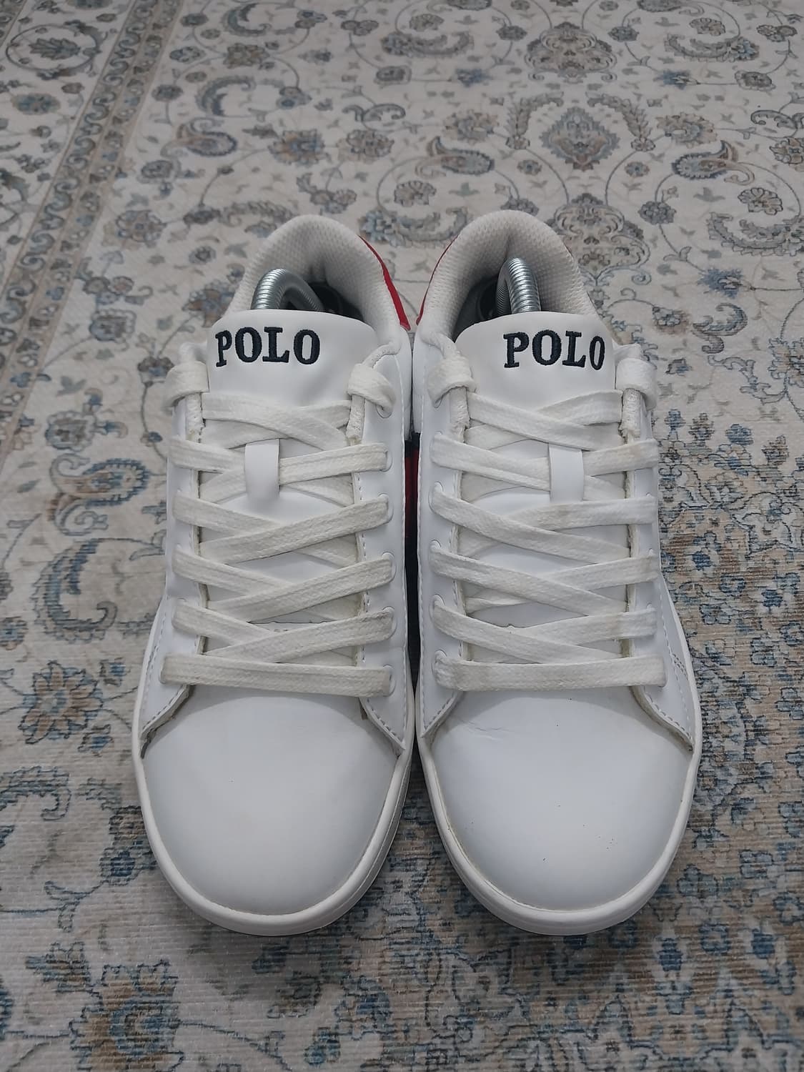 POLO 폴로 화이트 스니커즈 UK3 (230-235mm) 상품이미지1