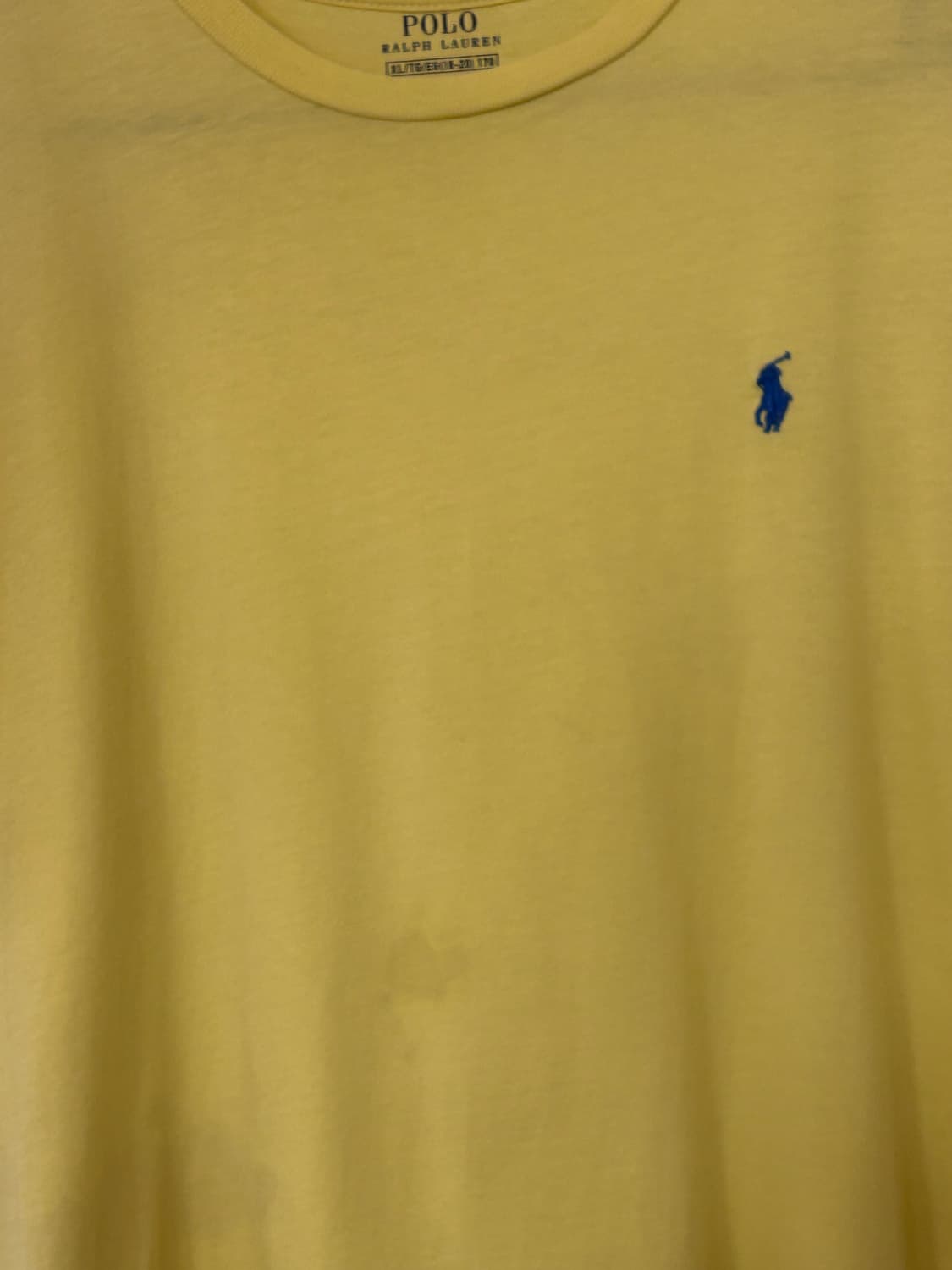 폴로 랄프로렌 옐로우 반팔티 XL 상품이미지4