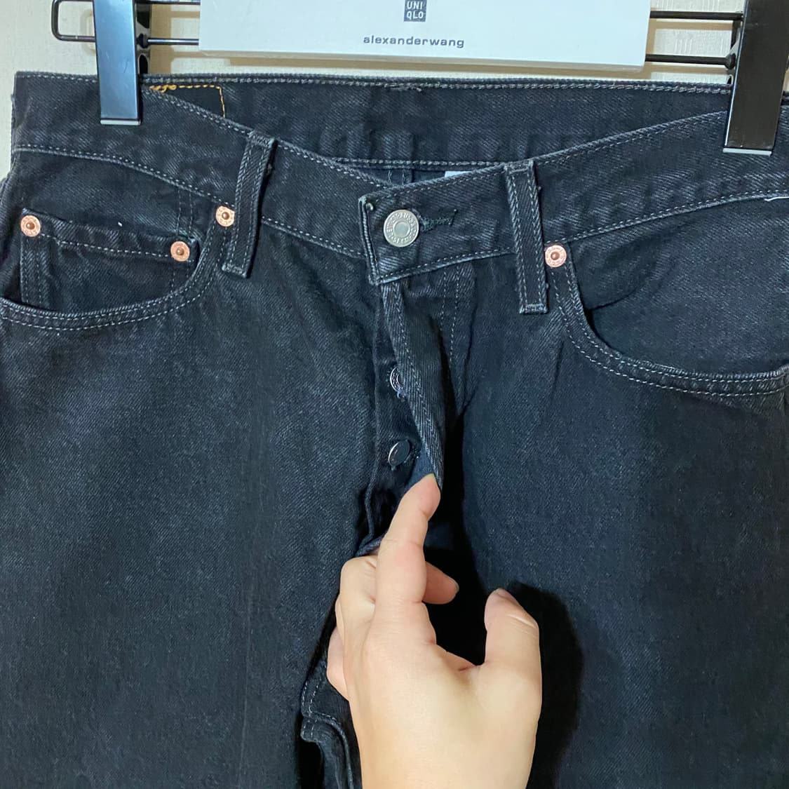 (30x30)levis 리바이스501 흑청데님 상품이미지2