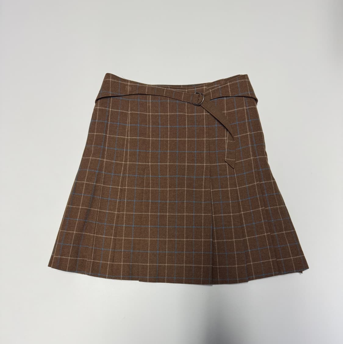 여성 헤지스 y2k 빈티지 체크 스커트 울 치마 29.9인치 상품이미지1