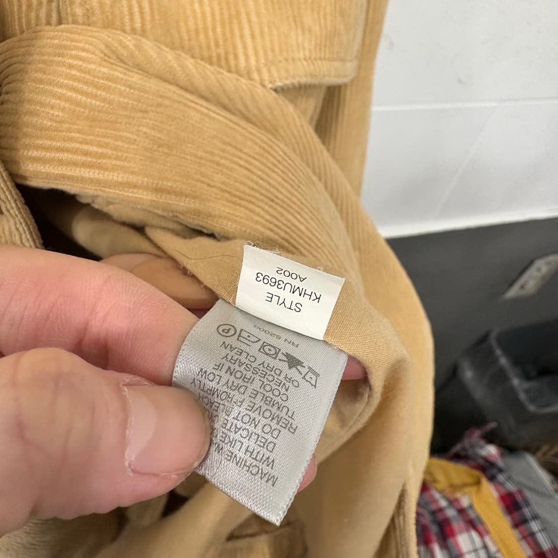 DKNY 코듀로이 코트 상품이미지5