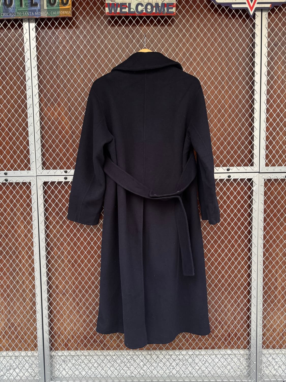 한섬 시스템 SYSTEM 캐시미어 울 더블 롱코트 상품이미지3