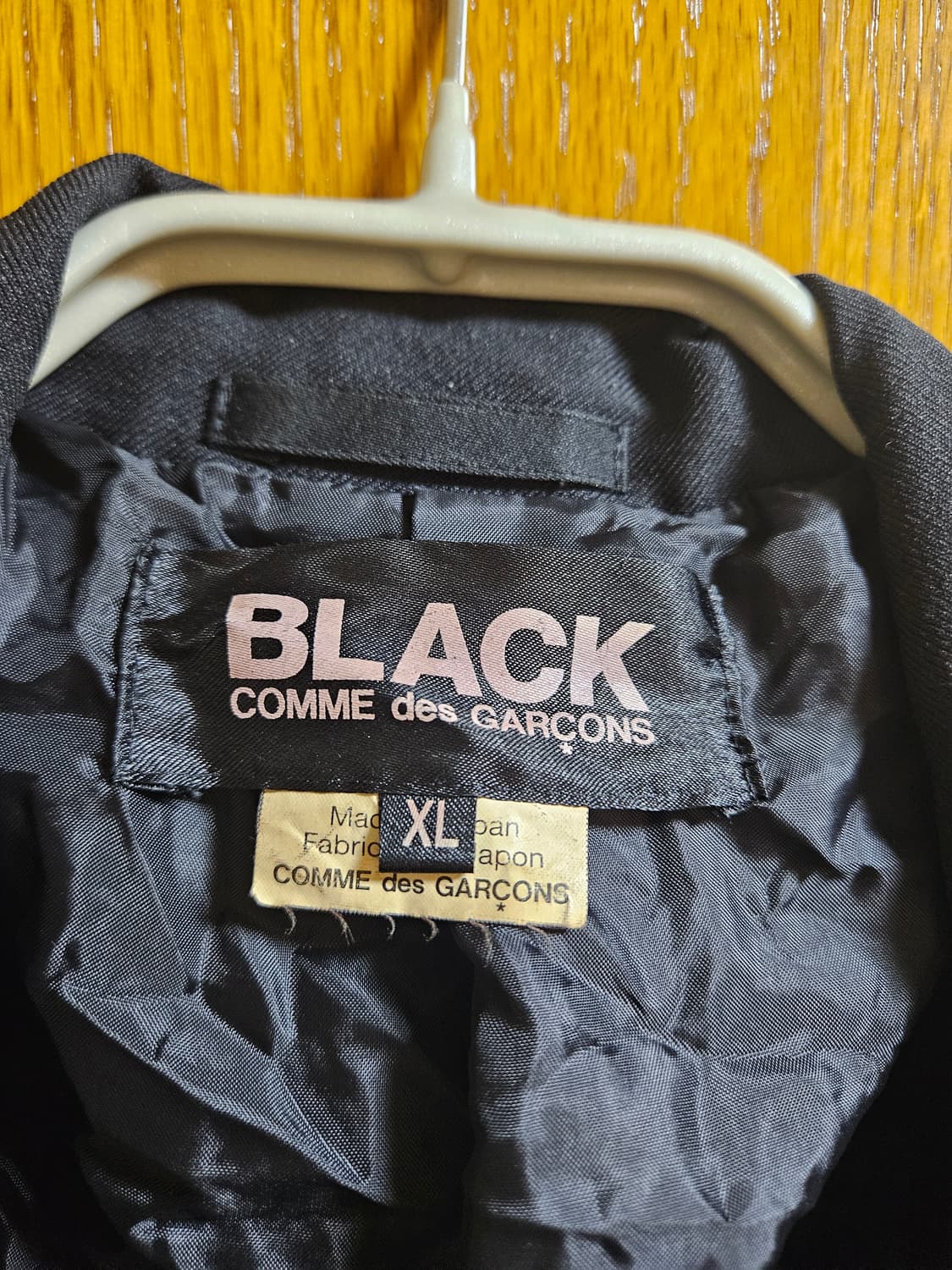 Comme des Garcons Black 축융 폴리 자켓XL 상품이미지4