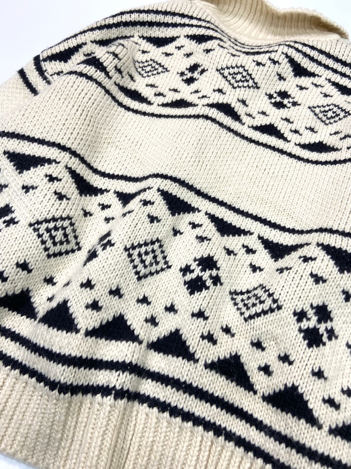 ONCILY Nordic knit zip up 상품이미지4