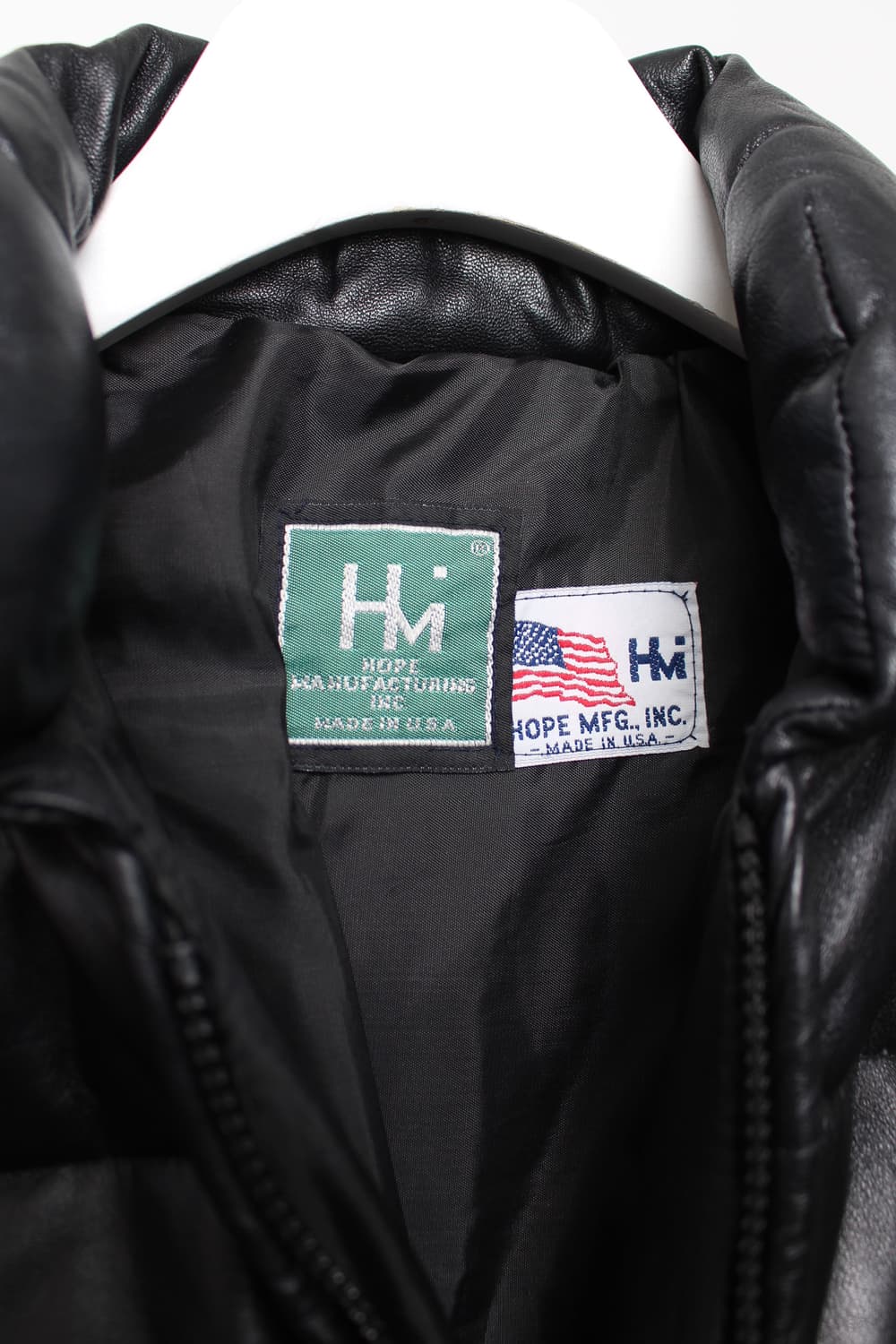 Hope Manufacturing Leather Jumper 상품이미지5