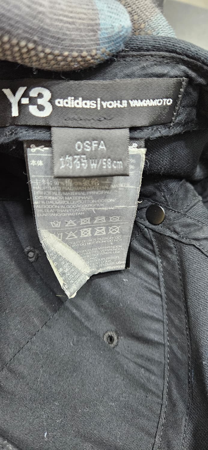 Y-3 클래식 자수 로고 캡 블랙 상품이미지6