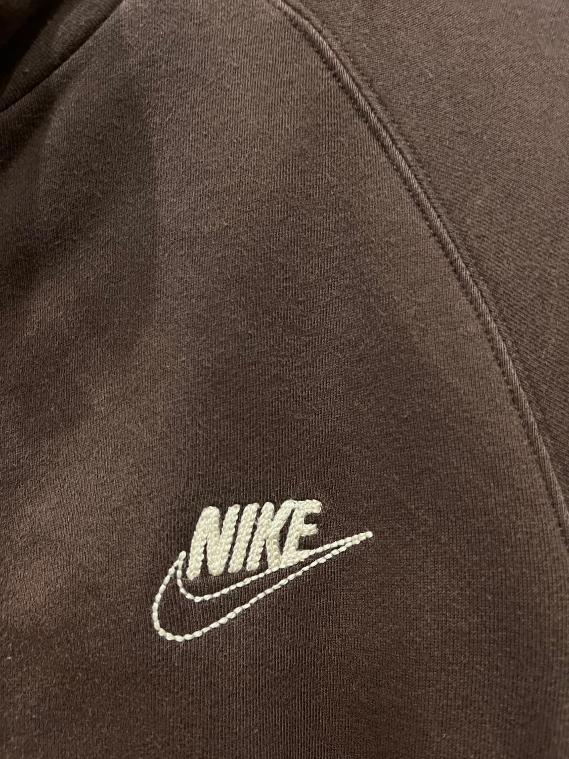 00s 나이키 스웻 집업 져지 브라운 M 상품이미지2