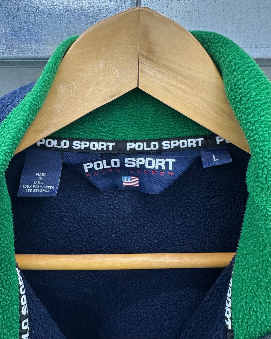 (L)90'S 폴로스포츠 USA 후리스자켓-M1162 상품이미지2