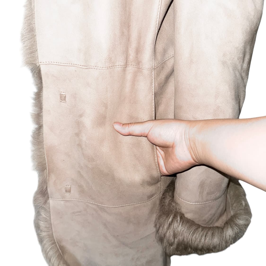 Nude Beige Long Mustang Jacket 상품이미지5