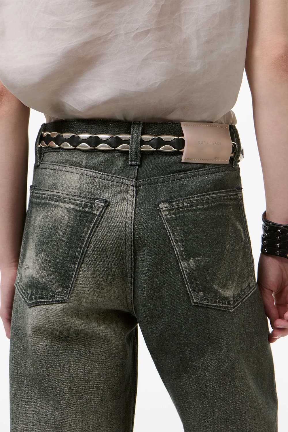 [80,90,100]아워레가시 26ss BILLOW 벨트/블랙 상품이미지1