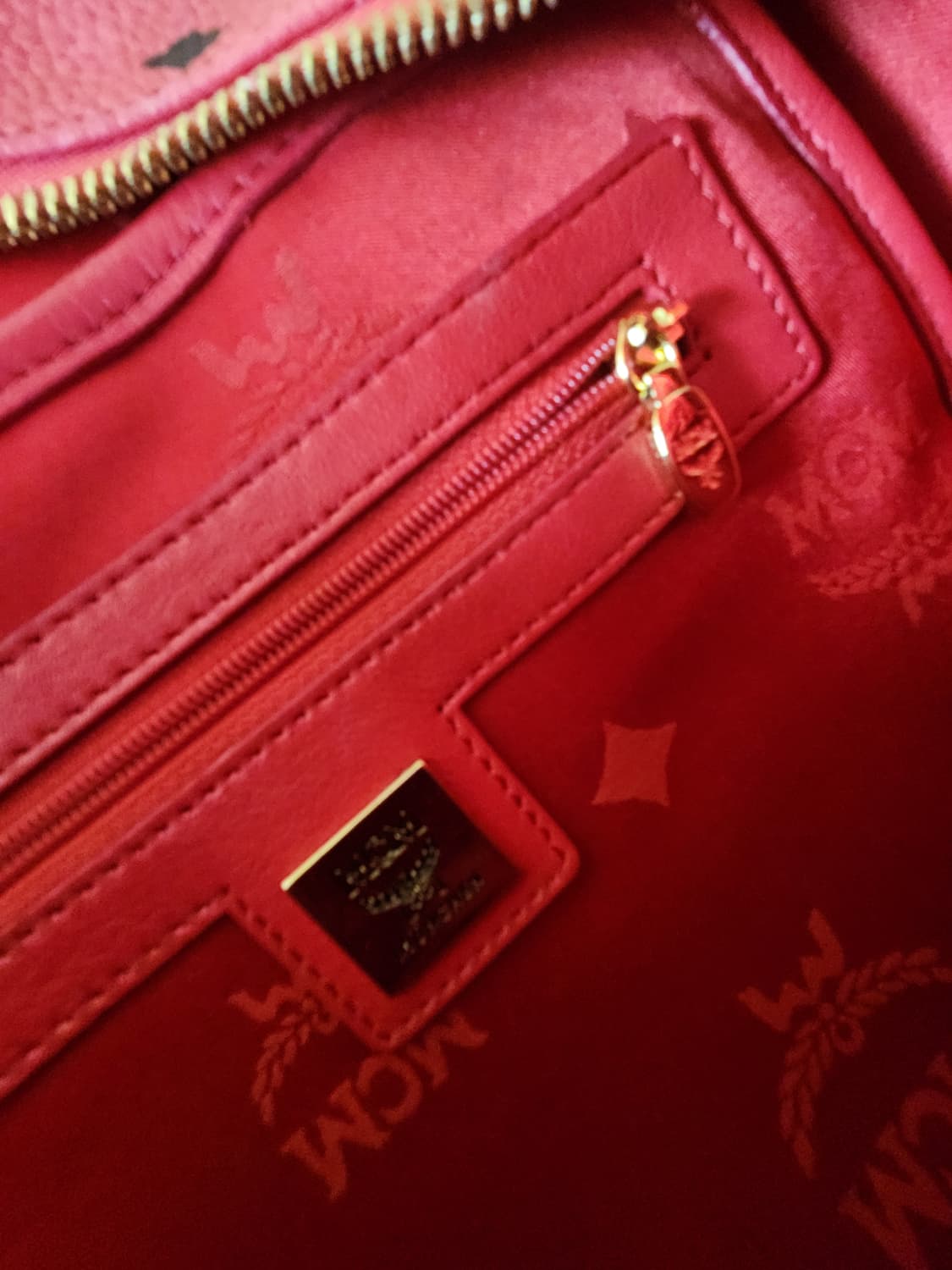 MCM 비세토스 핑크 백팩 가방 상품이미지7