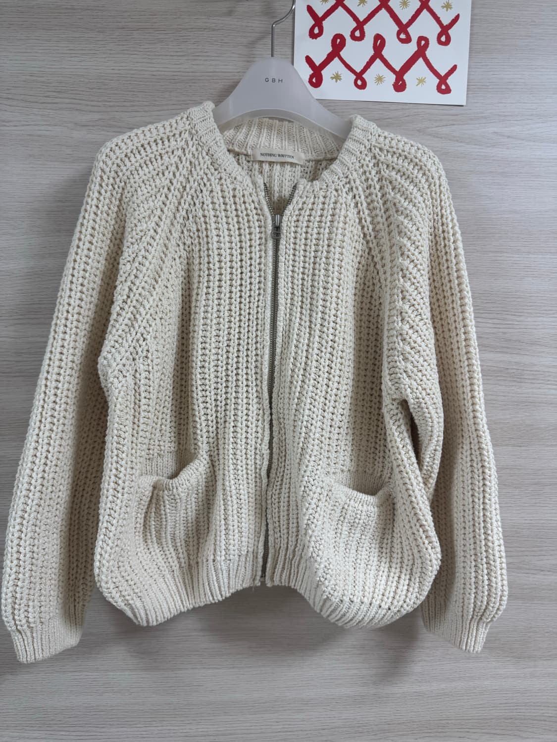 낫띵리튼 니트 가디건 아이보리(제니 착용) 상품이미지5