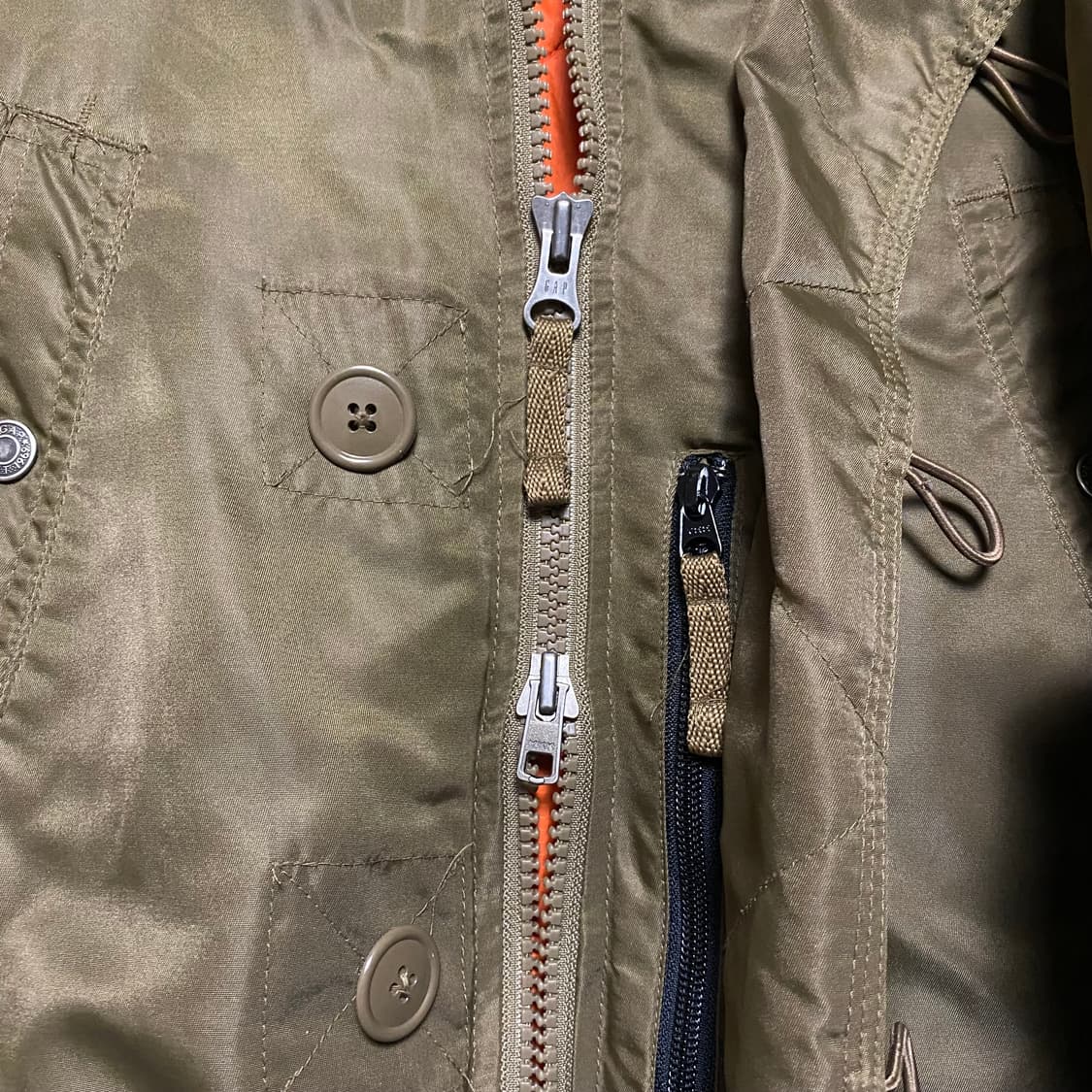 🌊90's GAP N-3B Parka 상품이미지8