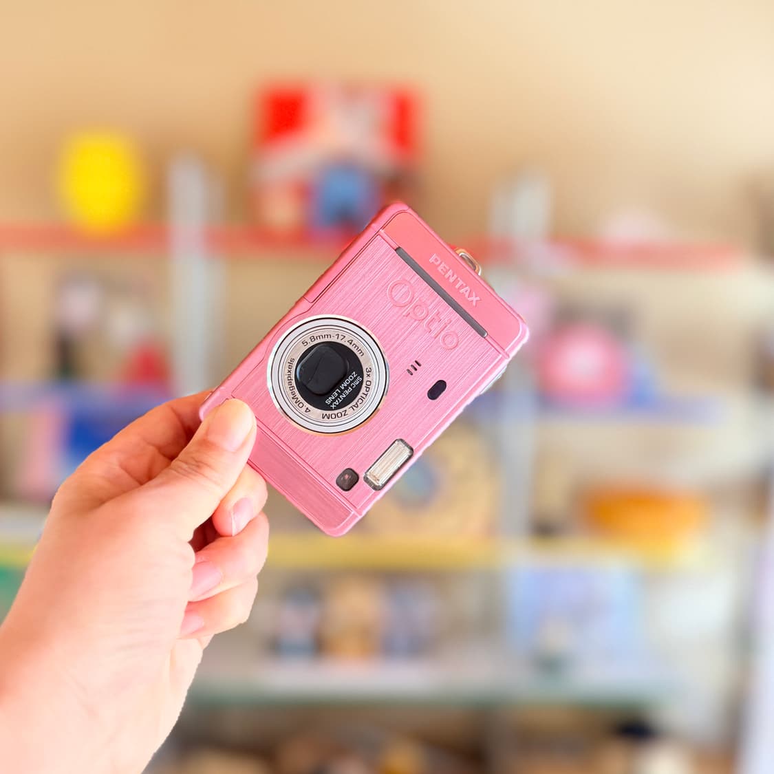 🍓키키&아이들 미연픽🍓 펜탁스 옵티오 S40 딸기우유 빛 핑크 컬러 상품이미지8