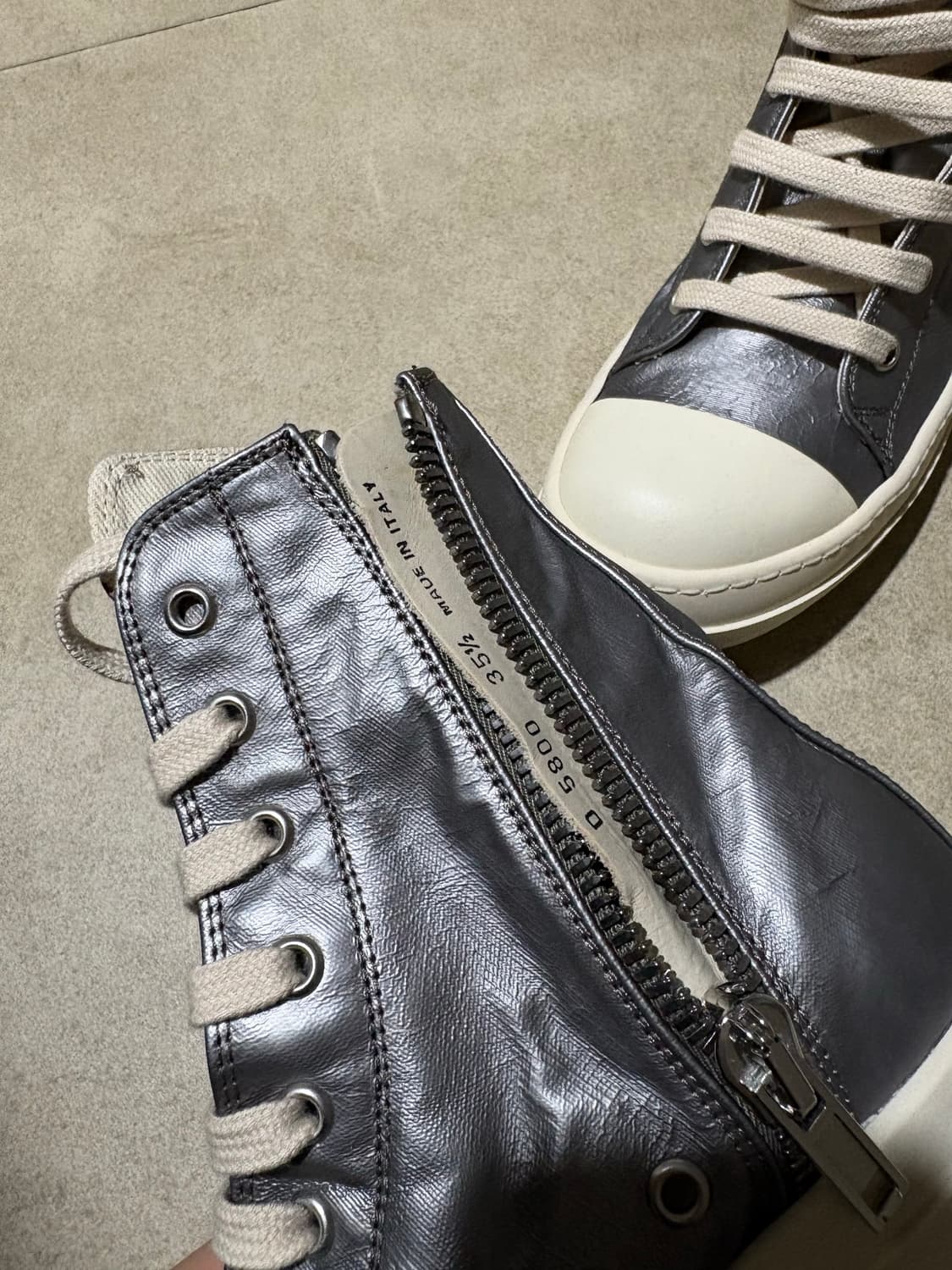 릭오웬스 실버 라몬즈 상품이미지3