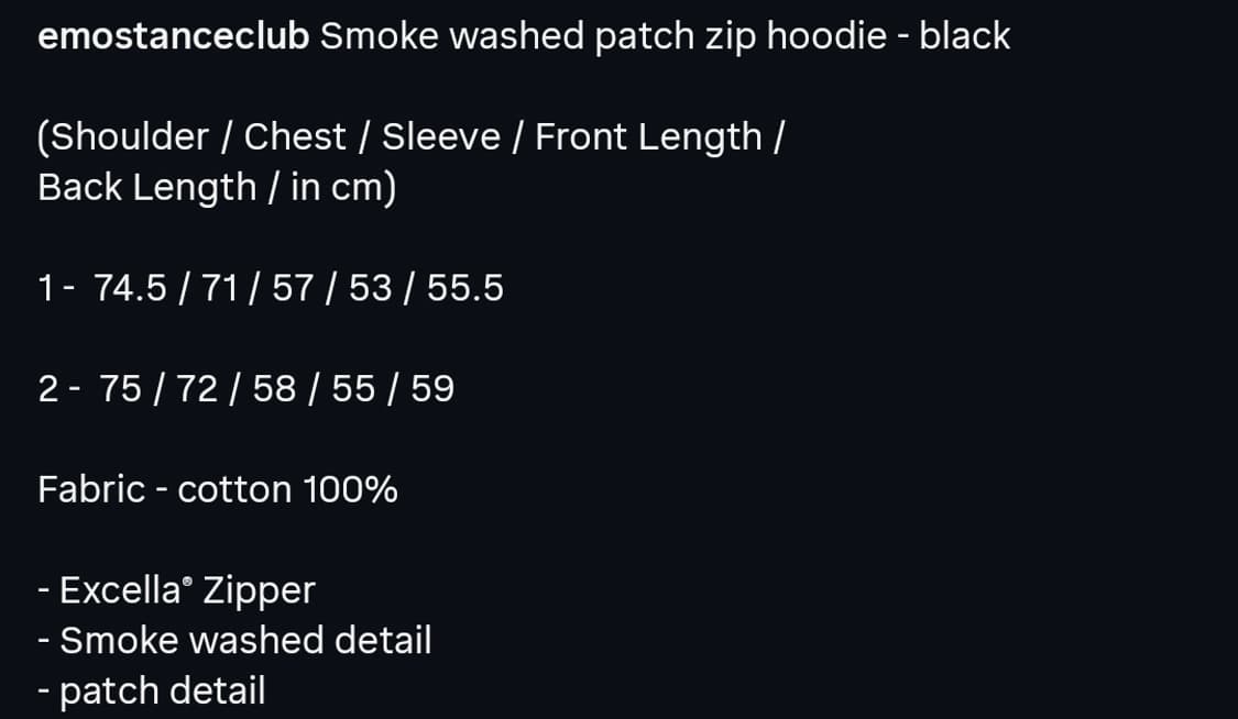 [2] 에모스탠스클럽 smoke washed 패치 후드집업 상품이미지2