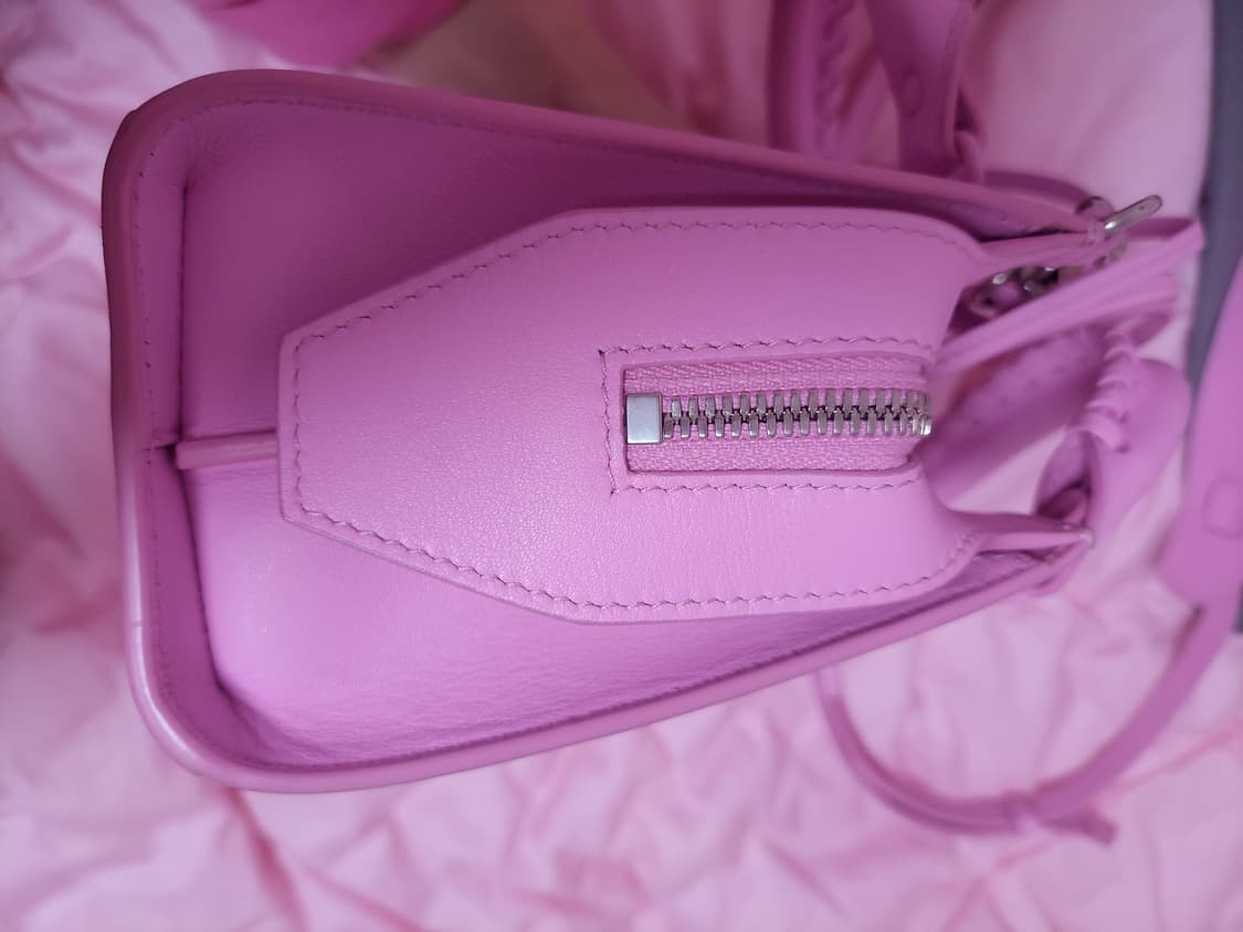 정품)급처상태좋음!발렌시아가 핑크 네오 클래식 탑핸들 시티 크로스백 가방 상품이미지9
