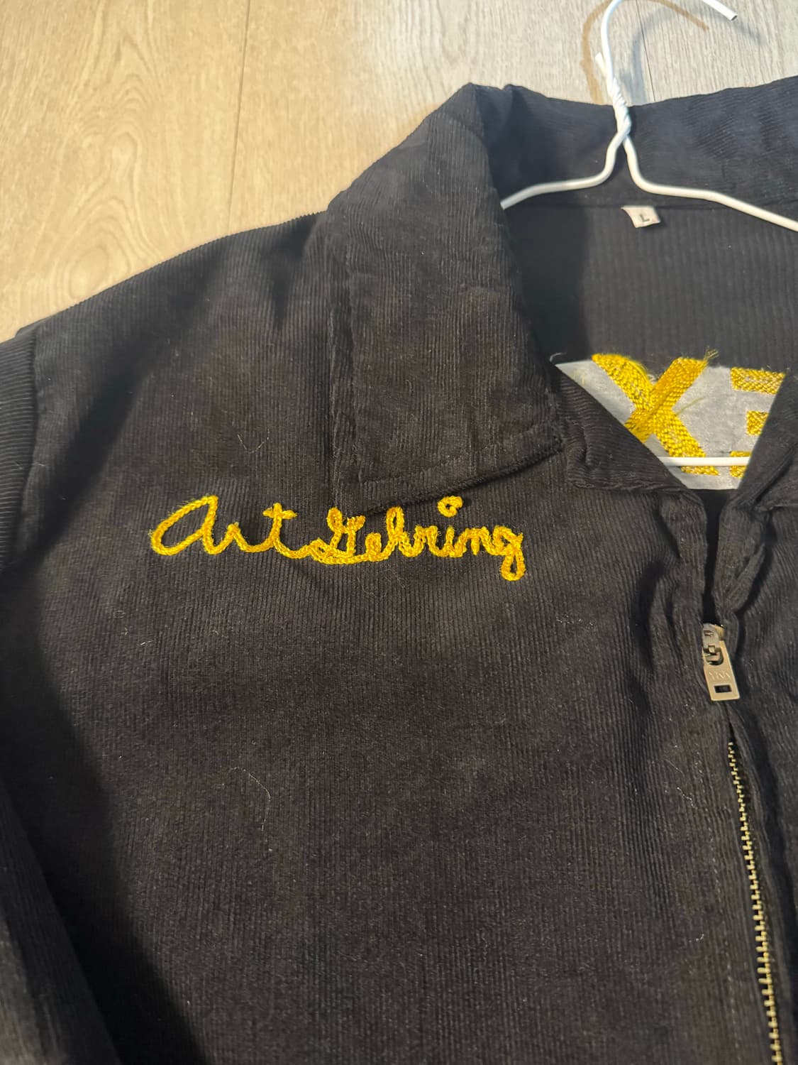 FFA 코듀로이 빈티지 블랙 자켓 L 팝니다! 상품이미지3