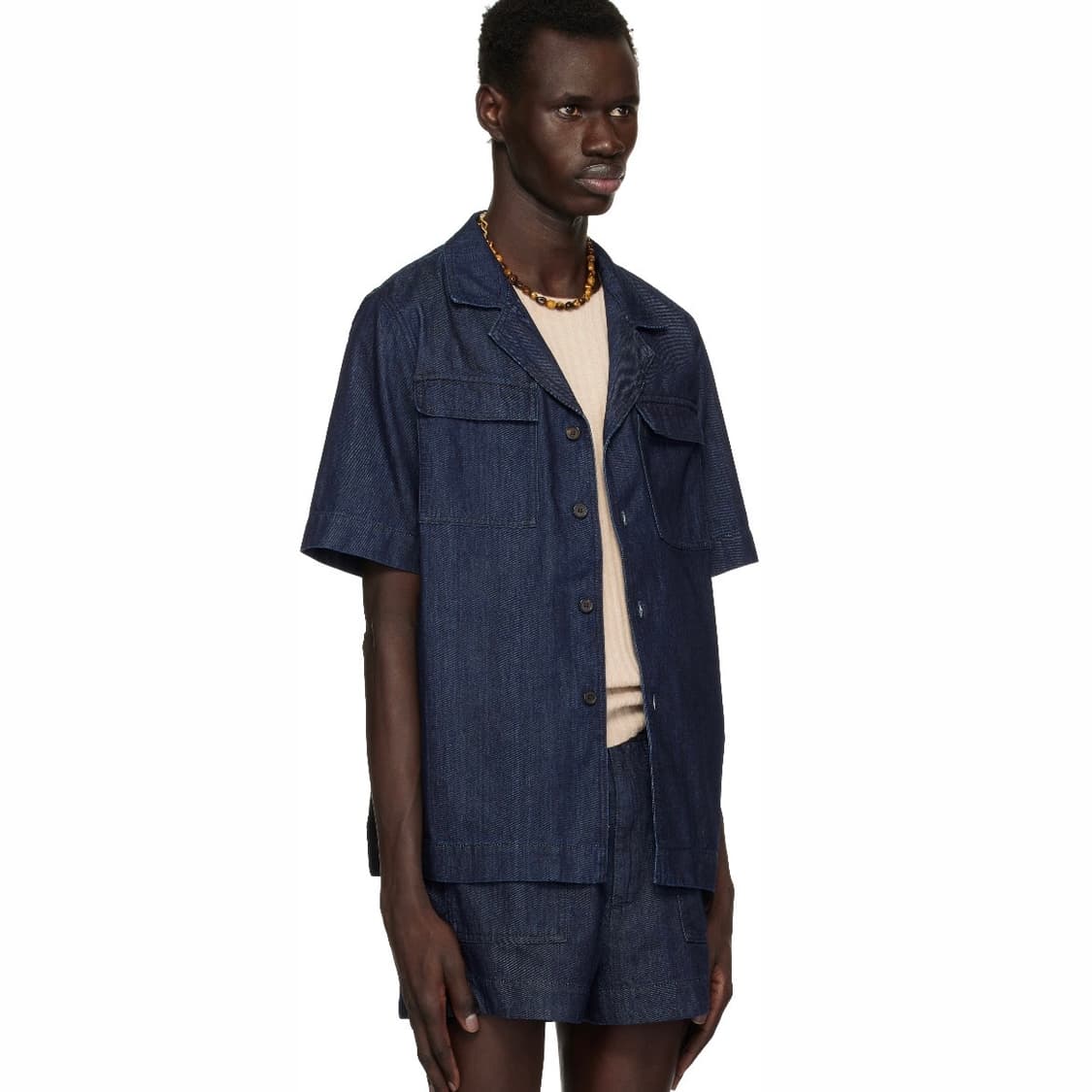 [52]드리스반노튼 25ss Cameron 데님 셔츠 상품이미지2