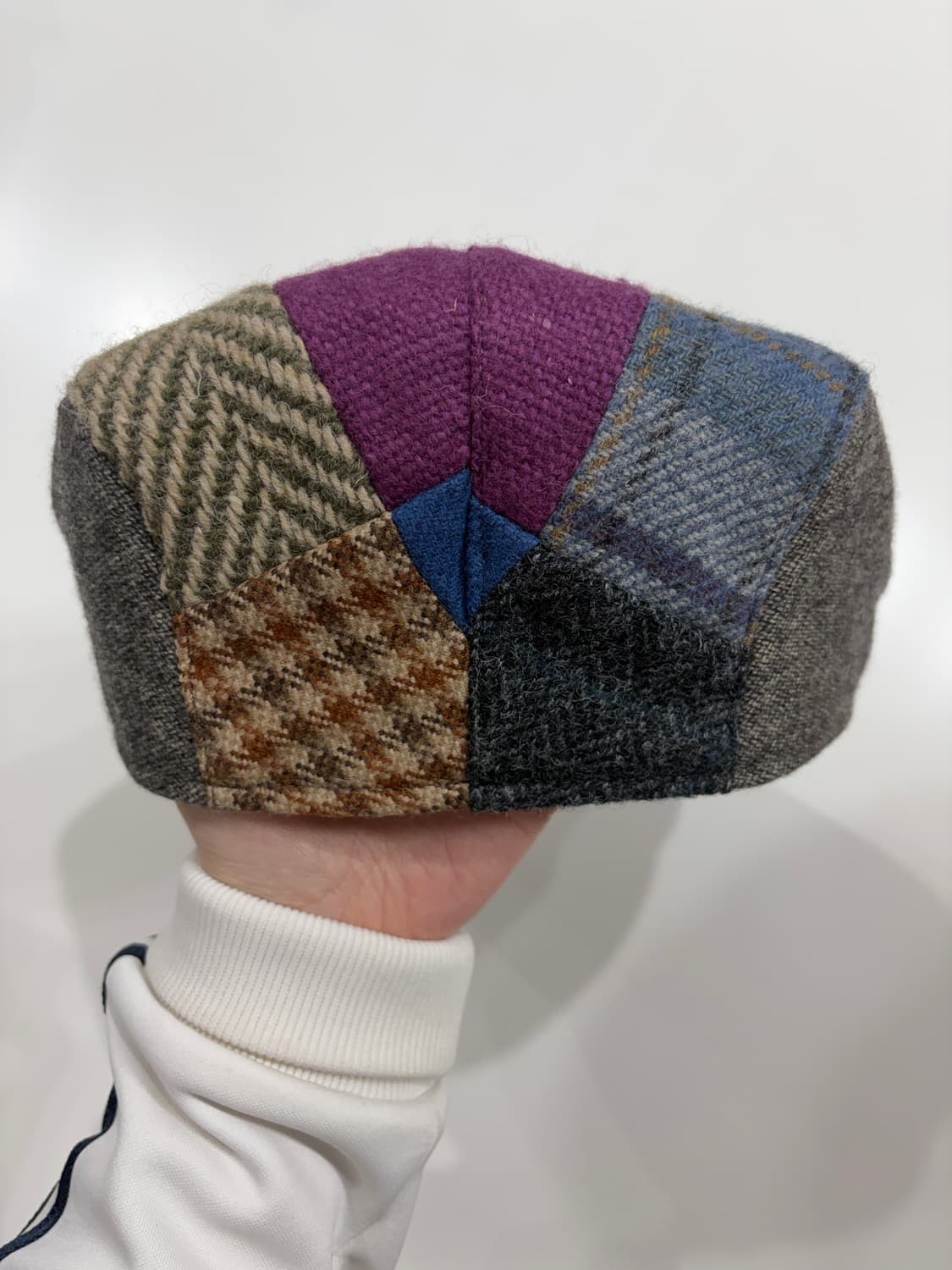 도네갈 울100%  패치워크 헌팅캡 (made in Ireland) 상품이미지3