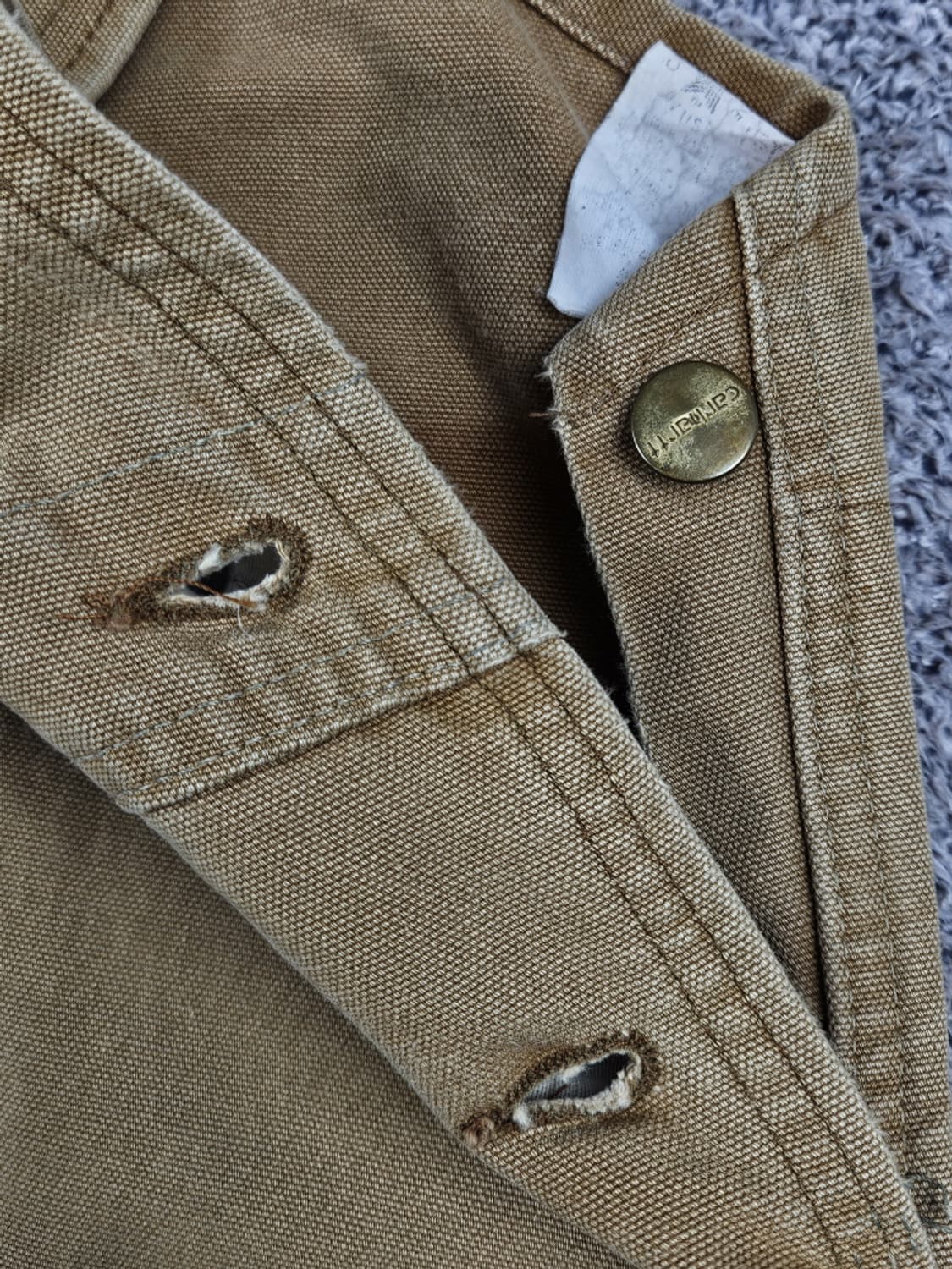 90's USA 칼하트 캔버스 더블니 오버롤 (44X30) / 10236 상품이미지6