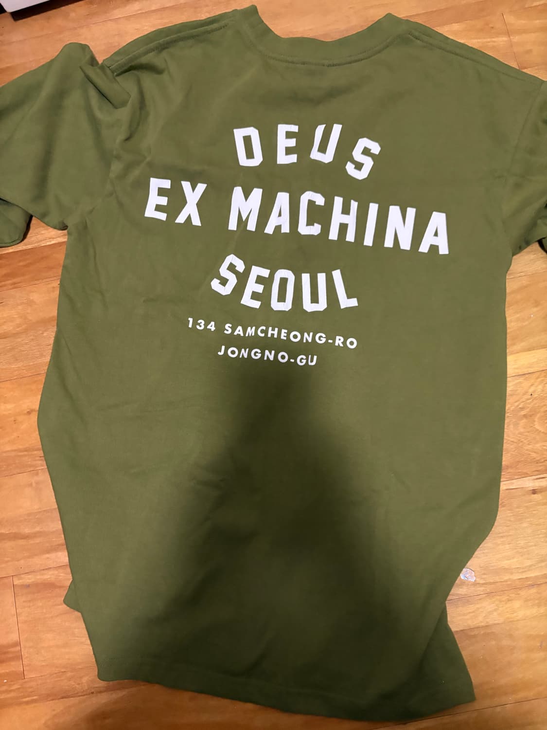 데우스 엑스 마키나 삼청 컬리지 티셔츠 로버 그린 상품이미지2