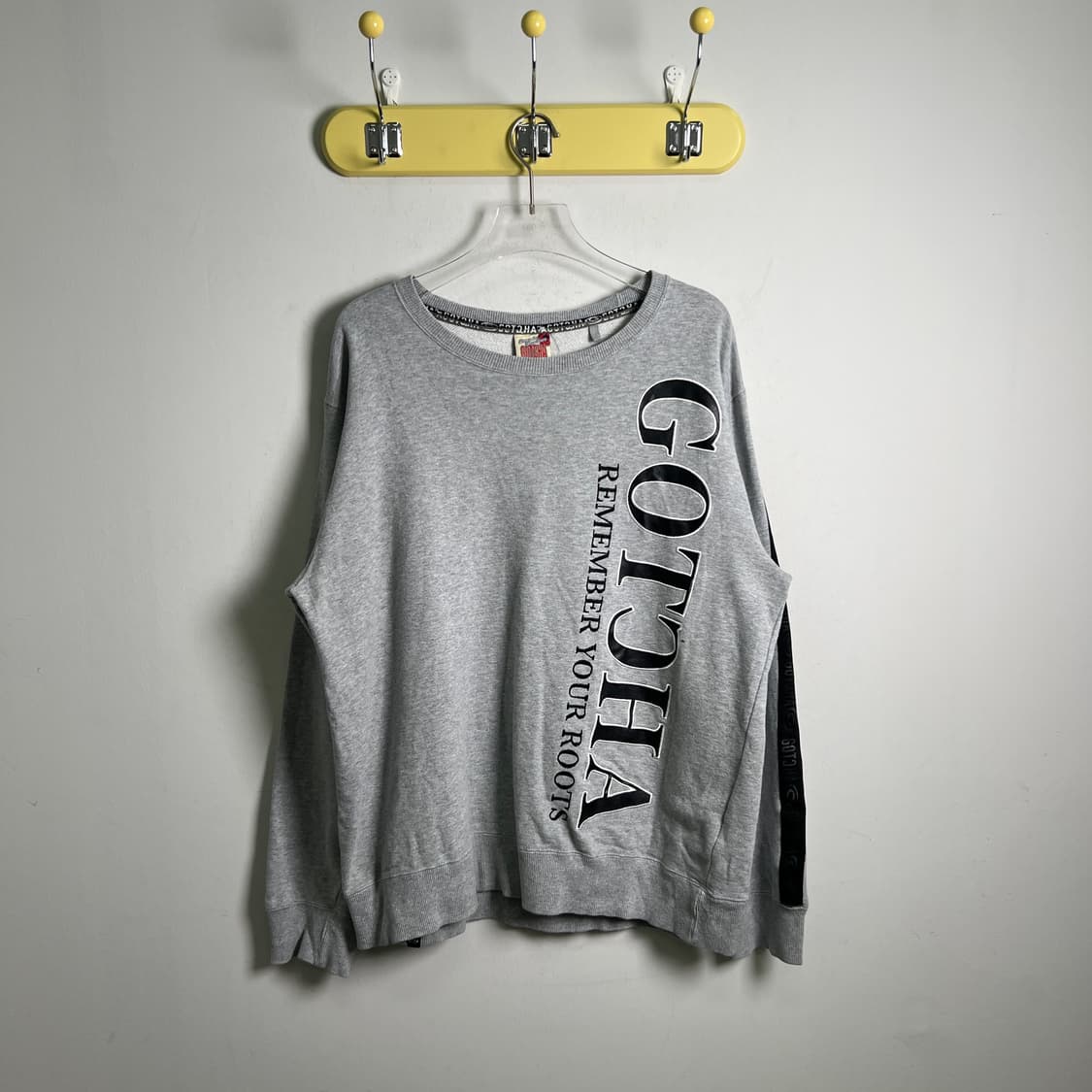 Gotcha 갓챠 그레이 맨투맨 2XL 상품이미지1