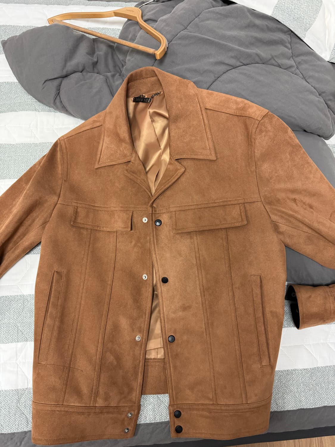 드로우핏 스웨이드 자켓 상품이미지1